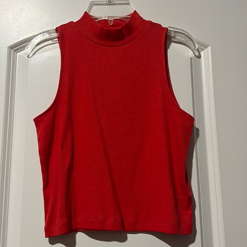 Coral Red Tank Top